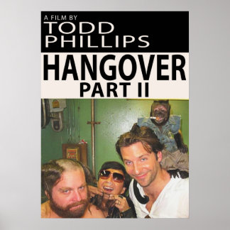 Poster Film alternatif de la partie II du hangover
