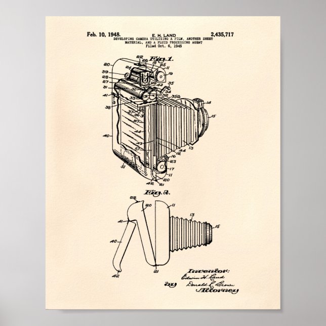 Poster Film Camera 1948 Art Brevet - Vieux Poivre (Devant)