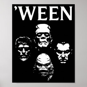 Poster Film d'horreur Halloween Clic Costume de monstre F
