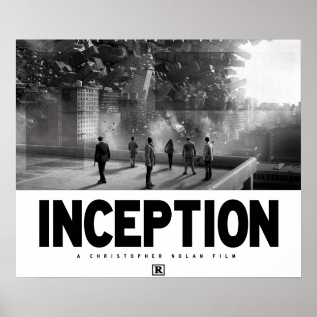 POSTER FILM D'INCEPTION (Devant)