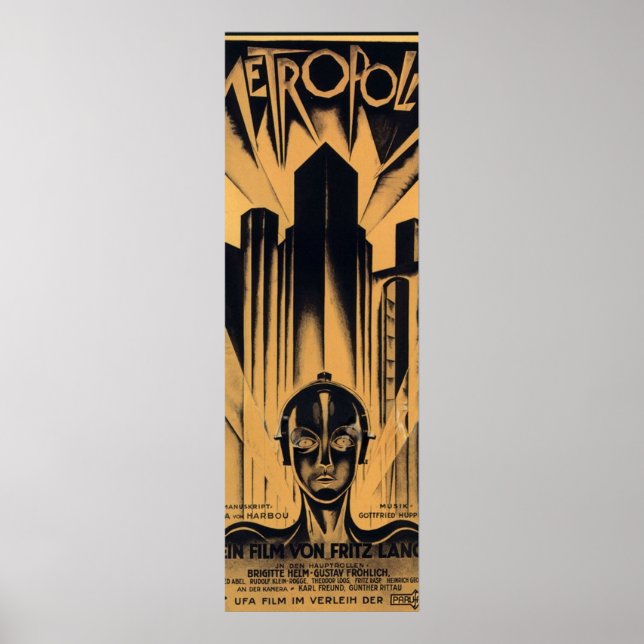 Poster Film Metropolis Fritz Lang (Devant)