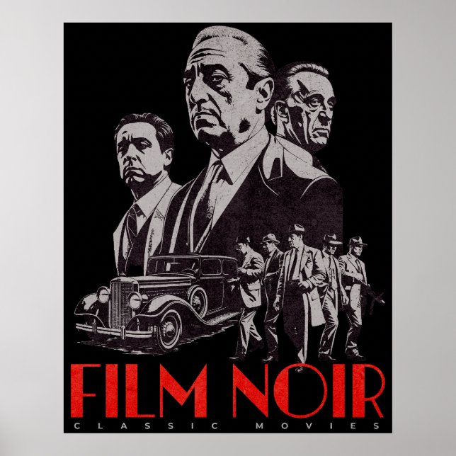 Poster Film Noir - Films Classiques (Devant)