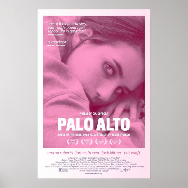 Poster Film Palo Alto (Devant)