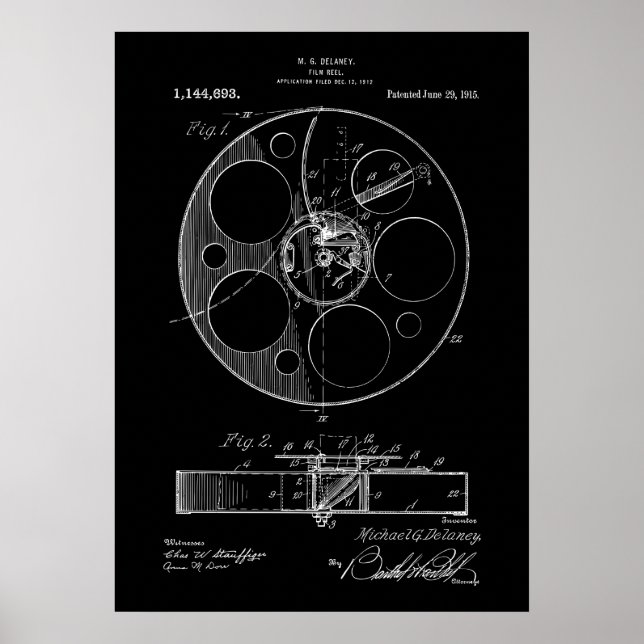 Poster Film Reel brevet (Devant)