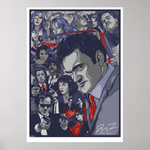 Poster Filmographie de Quentin Tarantino