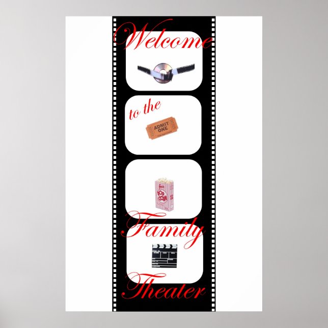 Poster Filmstrip : Personnalisé (Devant)