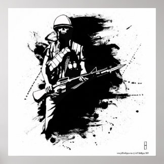 Poster Fils tombés