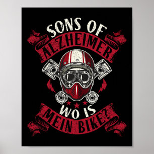 Poster Fils vintages De Heimerheimer Wo Ist Mein Bike Fun