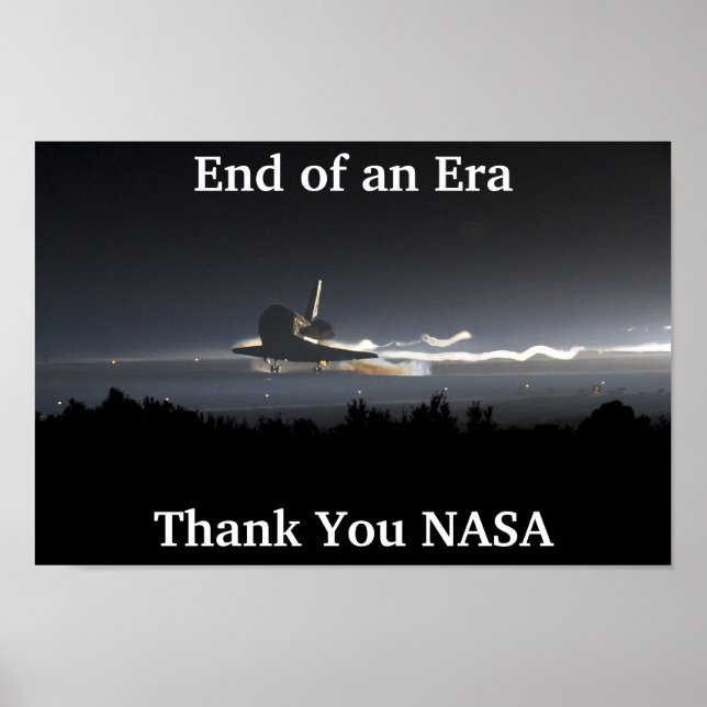 Poster Fin de l'ère de la navette spatiale (Devant)