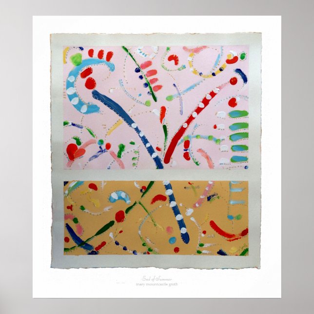 Poster Fin de l'impression estivale (Devant)