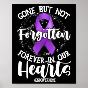 Poster Fin de l'overdose Mémorial d'un être cher Sensibil