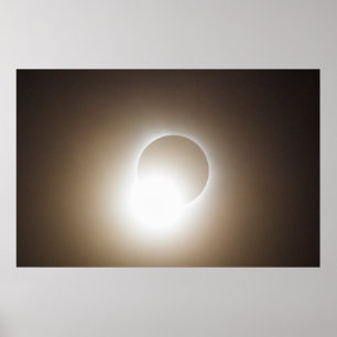 Poster Fin d'une éclipse solaire totale
