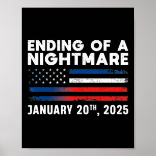 Poster Fin d'une nuit effrayante le 20 janvier 2025 Inaug