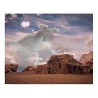 Fine Art Southwest Desert Lightning Paysage