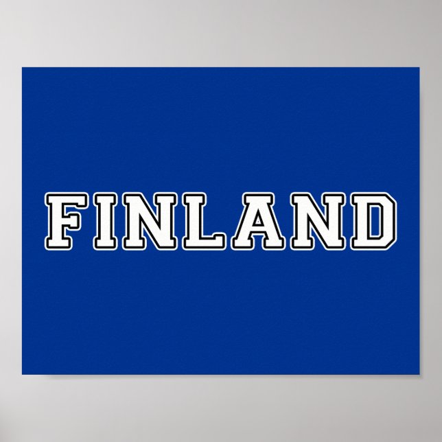 Poster Finlande (Devant)