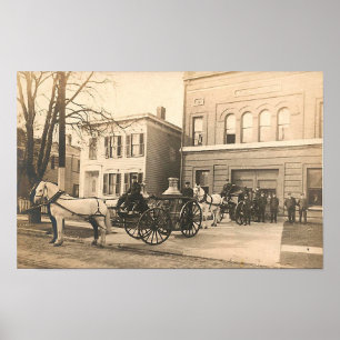 Poster Fire House #12 Troy, NY