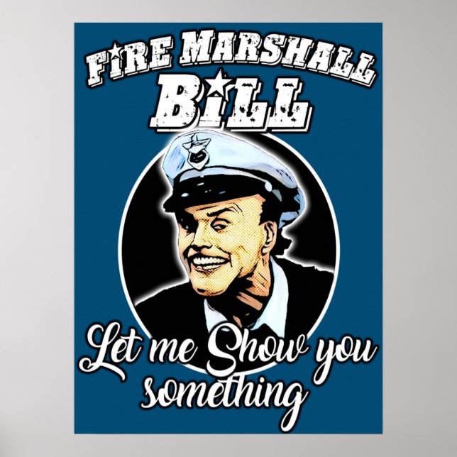 Poster Fire Marshall Bill (Devant)