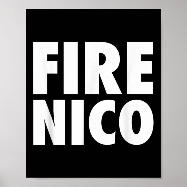 Poster Fire Nico (Devant)