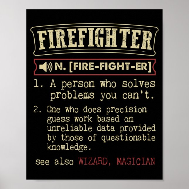 Poster Firefighter (Devant)