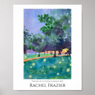 Poster Fireflies at the Naval Academy