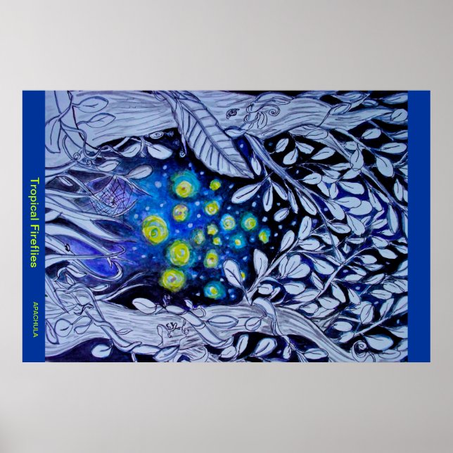 POSTER FIREFLITS TROPICAUX (Devant)