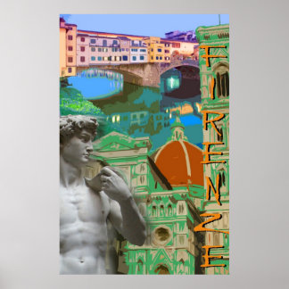 Poster Firenze Italia Print
