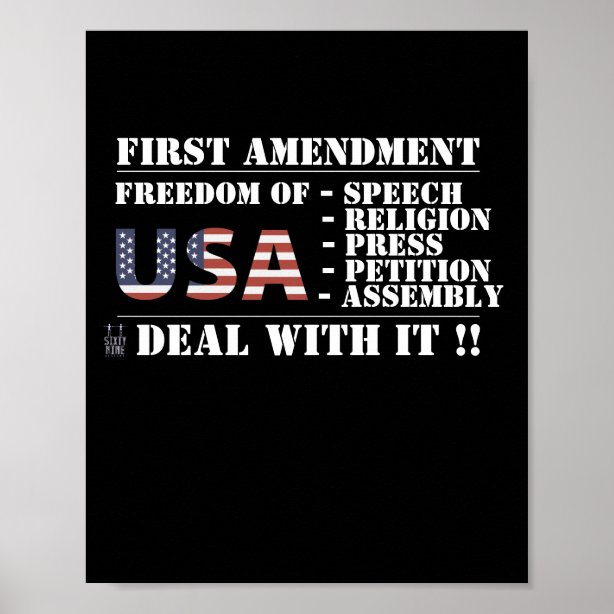 Freedom Of Speech Posters Prints And Poster Printing Zazzle Ca