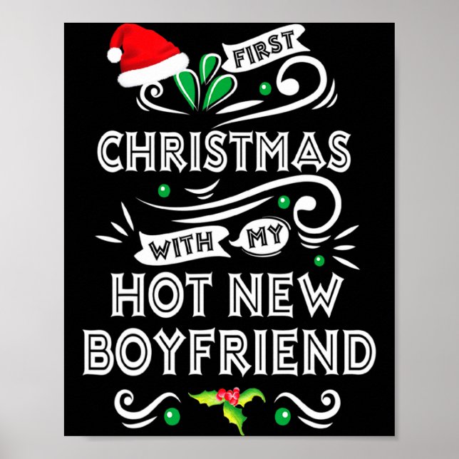 Poster First Christmas With My Hot New Boyfriend Xmas 20  (Devant)