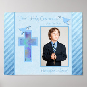 Poster First Communion 8"x10" Photo Frame Insert