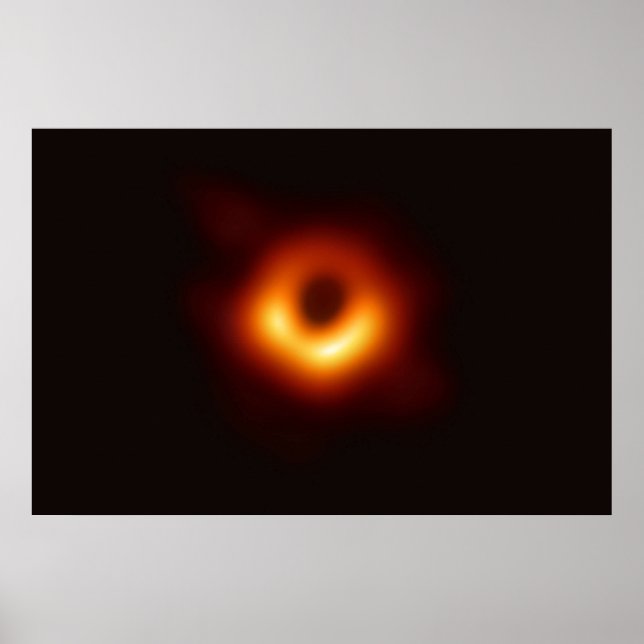 Poster First Ever Image of a Black Hole 8K Resolution (Devant)