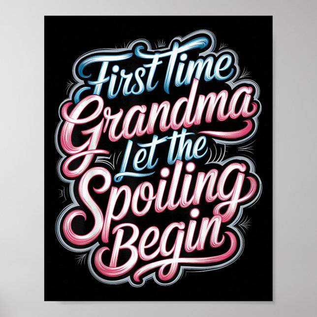 Poster First Time Grandma Let The Siling Begin 2025 New G (Devant)