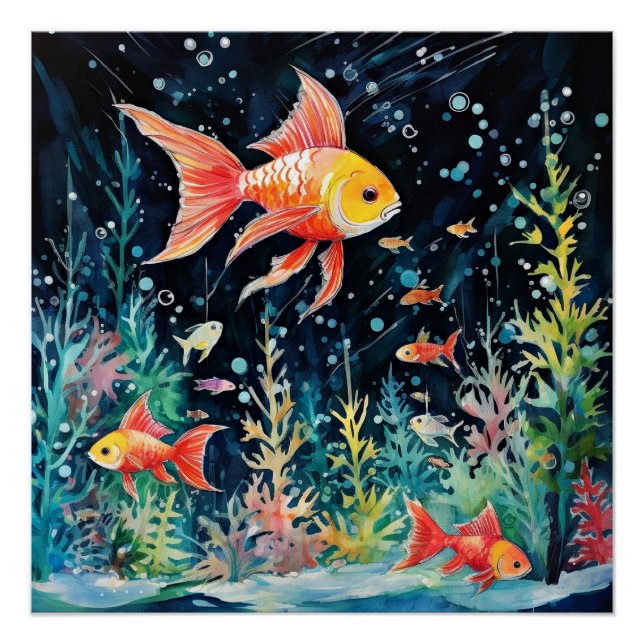 Poster Fish Dreamland, perfection aquarium, (Devant)