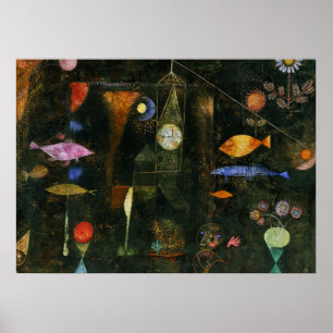 Poster Fish Magic, 1925 par Paul Klee