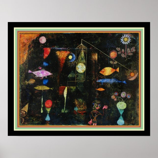 Poster "Fish Magic" de Paul Klee (Devant)