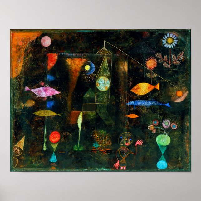 Poster Fish Magic, Paul Klee (Devant)