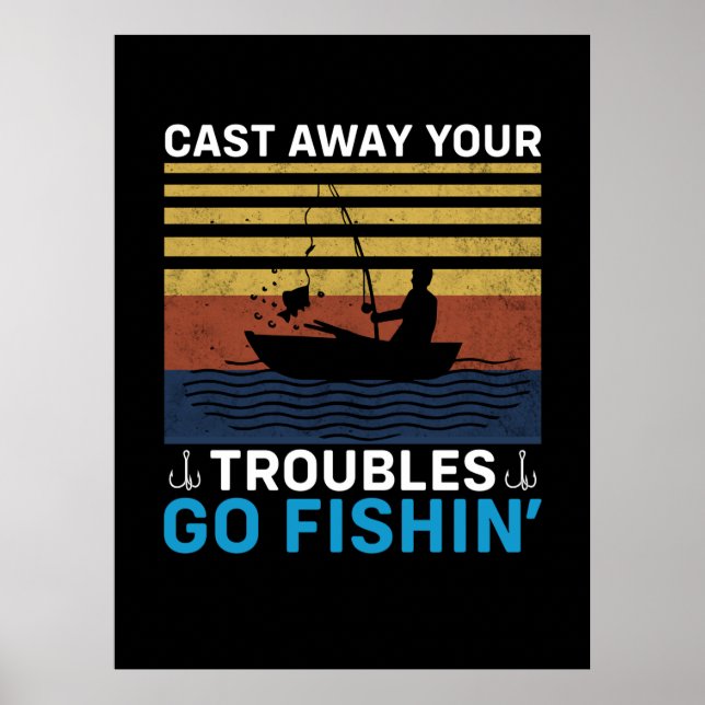 Poster Fisher Go Fishing (Devant)