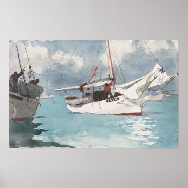 Poster Fishing Boats (Devant)