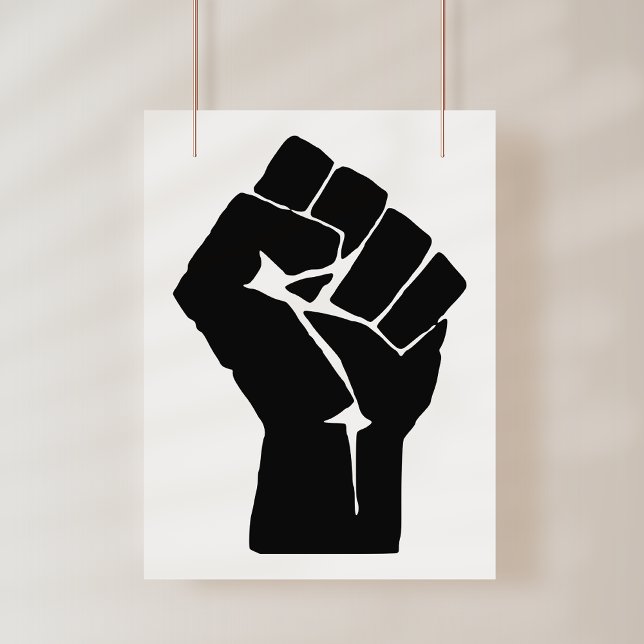 Poster Fist, Rebel, Riot, Resistance, Communist Style (Créateur téléchargé)