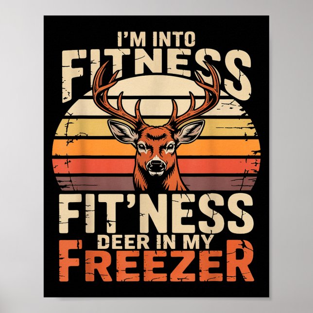 Poster Fitness Deer In My Zer Deer Hunting  (Devant)