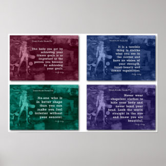 Poster Fitness for Confidence and Inner-Beauty!