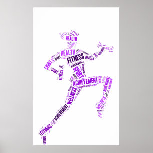 Poster Fitness girl