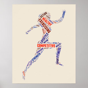 Poster Fitness girl