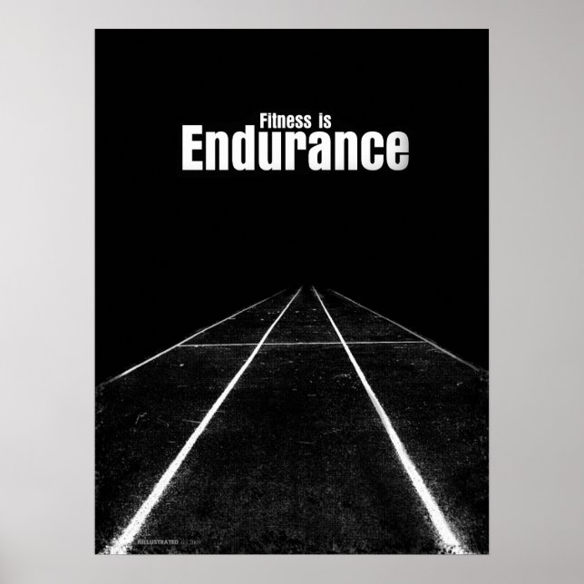 Poster Fitness Is - Endurance (Devant)