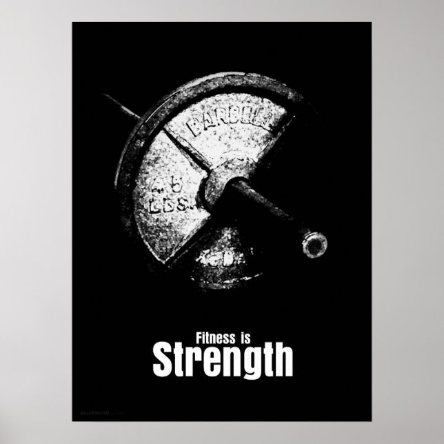 Poster Fitness Is - Force (Devant)