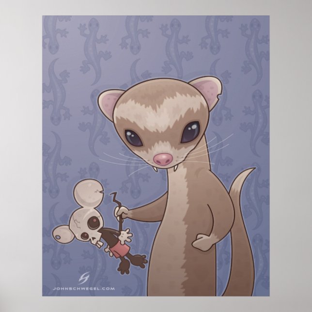 Poster Fizzy Le Ferret (Devant)