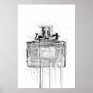 Poster Flacon de parfum 'Candy Floss' pour Noël