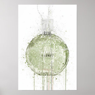 Poster Flacon de parfum 'Spring Meadow' pour Noël