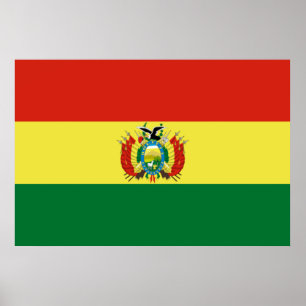 Poster Flag of Bolivia