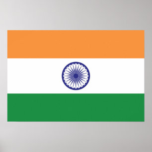 Poster Flag of India