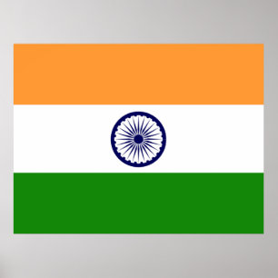 Poster Flag of India
